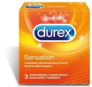 PREZERWATYWY Durex Sensation x 3szt.