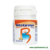 BETA KAROTEN 10mg x 50 tabletek BETA KAROTEN 10mg x 50 tabletek