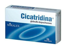 CICATRIDINA 2g x 10 globulek dopochwowych CICATRIDINA 2g x 10 globulek dopochwowych