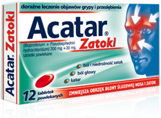 ACATAR Zatoki x 12 tabletek