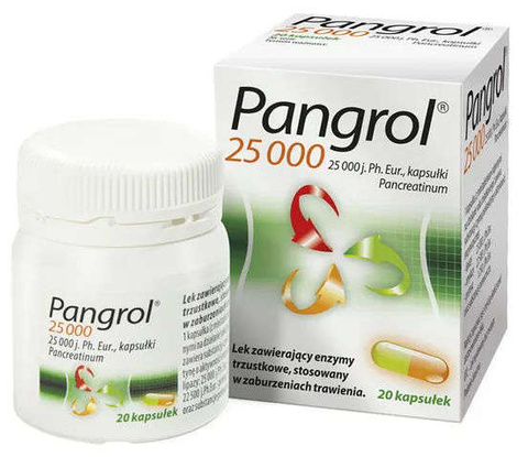 PANGROL 25000j.m. x 20 kaps.