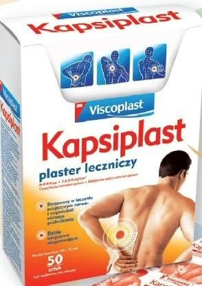 KAPSIPLAST plastry rozgrzewające x 50 szt.