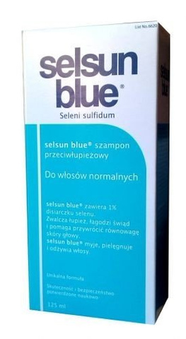 SELSUN Blue Szampon przeciwłupieżowy 125ml do włosów normalnych