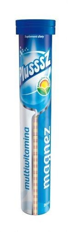 PLUSSSZ Multiwitamina + Magnez x 24 tabl. musujące