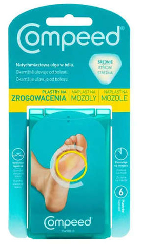 COMPEED Plastry na zrogowacenia x 6szt.