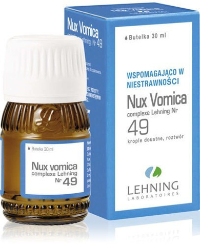 LEHNING Nux vomica Comp. Nr 49 krople 30ml