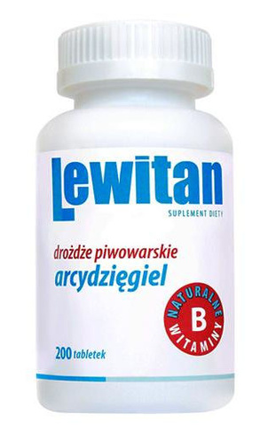 LEWITAN AO Z Arcydzięglem x 200 tabletek