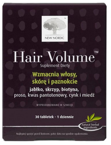 HAIR VOLUME x 30 tabletek | cena, opinie, dawkowanie, skład | i-Apteka.pl