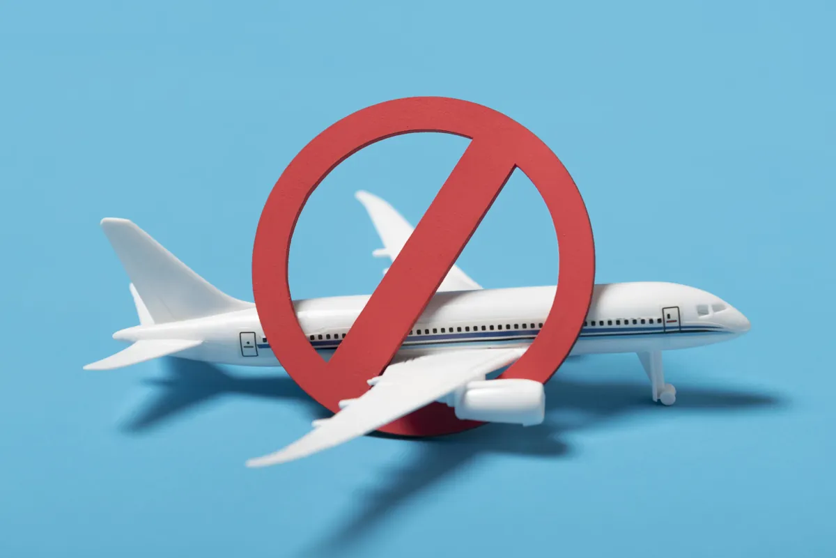 kiedy nie można latać samolotem