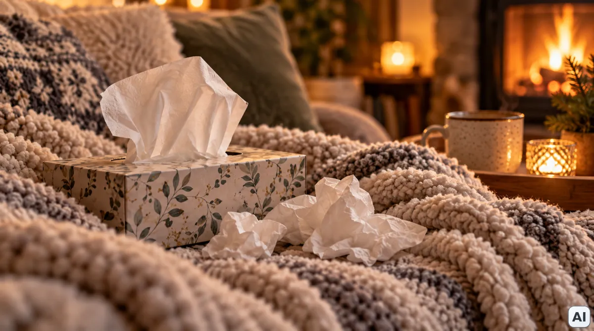Dlaczego zimą mam zatkany nos bez kataru? Suche powietrze, alergia, zatoki i inne przyczyny