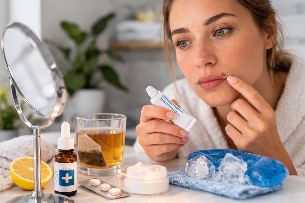 jak szybko pozbyć się opryszczki