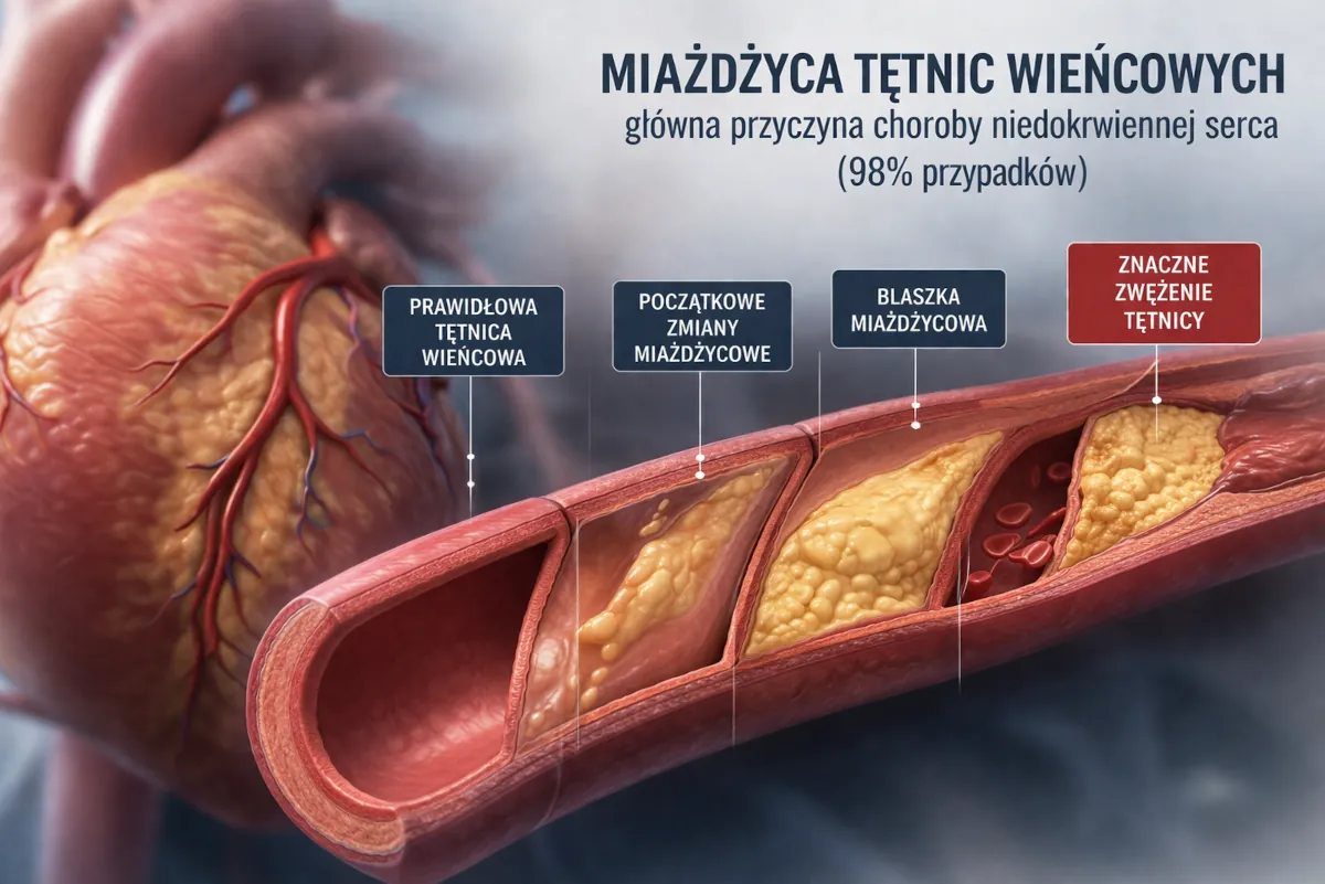 miażdżyca tętnic wieńcowych