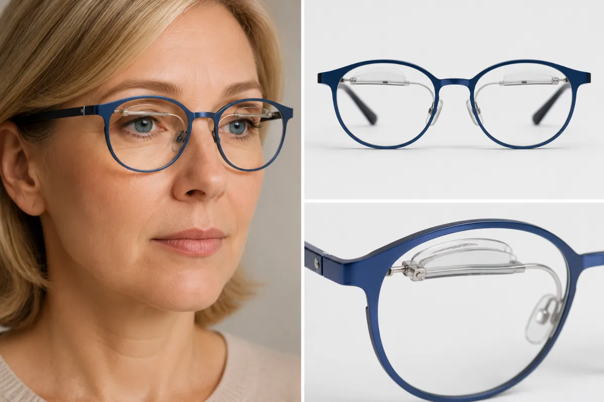okulary na opadającą powiekę