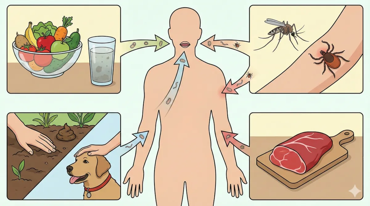 pasożyty w organizmie