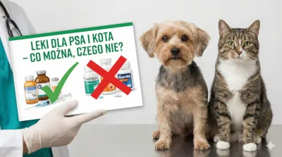 Leki z apteki dla psa i kota? Co można podać zwierzakowi, a czego absolutnie NIE?