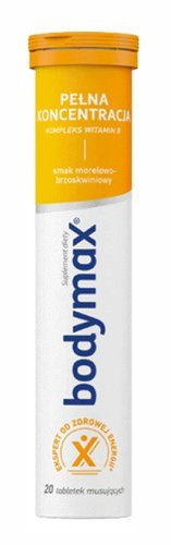 Bodymax Pełna koncentracja x 20 tabletek musujących - opinie, działanie ...