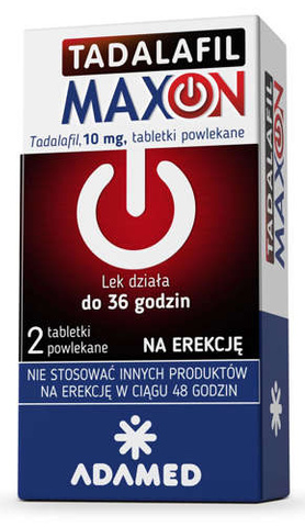 Tadalafil Maxon 0,01g x 2 tabletki
