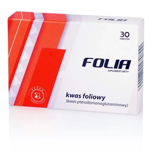 Folia x 30 tabletek - opinie, działanie, skład - Pharmacy Lab Sp. z o.o ...
