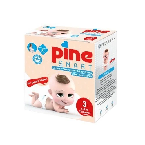 Pine Smart Baby Pieluchy MIDI 3 (4-9 kg) x 22 sztuki - opinie ...