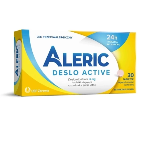 Aleric Deslo Active 5mg x 30 tabletek - opinie, działanie, skład - US ...