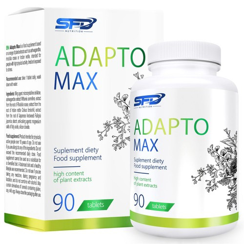 Adapto Max x 90 tabletek - opinie, działanie, skład - SFD Spółka ...