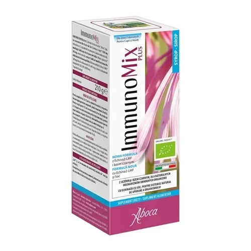 Imuno Mix Immunomix Plus syrop 210g - opinie, działanie, skład - Aboca - i-Apteka.pl