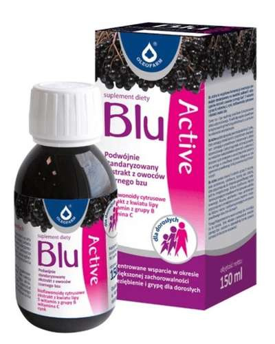 BLU ACTIVE Płyn 150ml - opinie, działanie, skład - Oleofarm - i-Apteka.pl