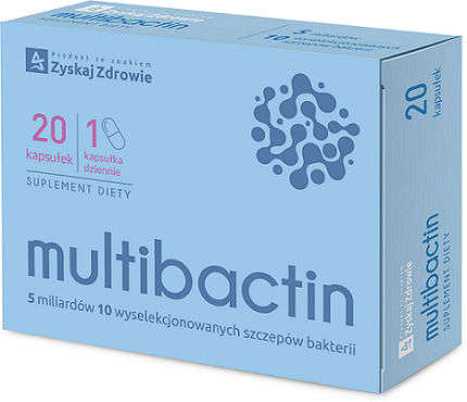 Multibacter Bula Multibactin x 20 kapsułek - opinie, działanie, skład - Zyskaj Zdrowie ...