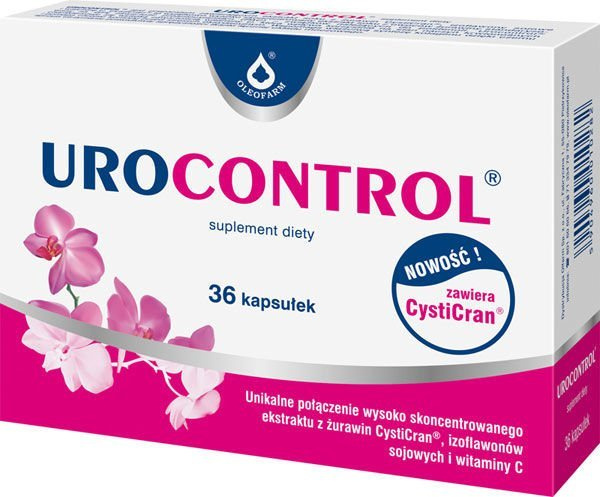 Urocontrol UROCONTROL x 36 kapsułek - opinie, działanie, skład - Oleofarm - i ...